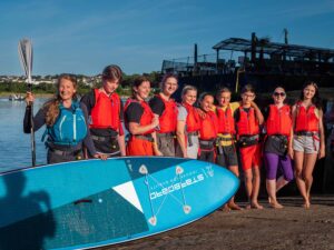 Paddleboarding with North Devon’s Ukranian community